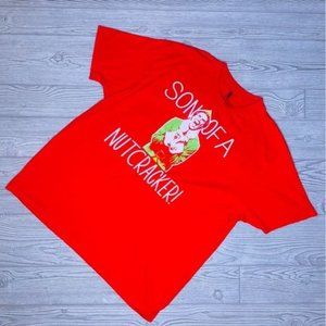 Elf ripple junction son of a nut cracker will ferrell Christmas shirt xxl cotton